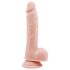 Sr. Dixx 7.6 - Dildo ventosa com escroto - natural (19,5 cm)