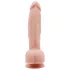 Mr. Dixx 7.6 - dildo com ventosa e escroto - cor natural 19,5cm