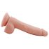 Sr. Dixx 7.6 - Dildo ventosa com escroto - natural (19,5 cm)