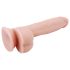 Sr. Dixx 7.6 - Dildo ventosa com escroto - natural (19,5 cm)