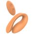 Glam - vibrador duplo sem fio (laranja)