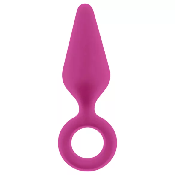 Flirts Pull Plug - plug anal pequeno - silicone rosa