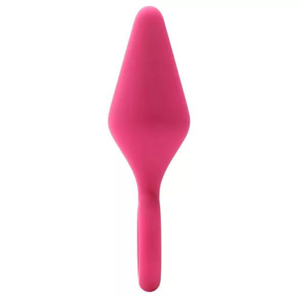 Flirts Pull Plug - plug anal pequeno - silicone rosa