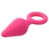 Flirts Pull Plug - plug anal pequeno - silicone rosa