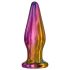 Glamour Glass - vibrador anal pontiagudo de vidro com rádio (colorido)