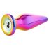Glamour Glass - vibrador anal pontiagudo de vidro com rádio (colorido)
