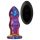 Glamour Glass - Vibrador Anal de Vidro com Rádio - Ondulado (Colorido)