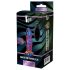 Glamour Glass - Vibrador Anal de Vidro com Rádio - Ondulado (Colorido)