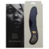 Goddess - vibrador nervurado com aquecimento (azul-escuro)