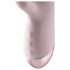 Vivre Coco - vibrador c/ braço clitoriano recarregável (rosa)