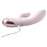 Vivre Coco - vibrador c/ braço clitoriano recarregável (rosa)