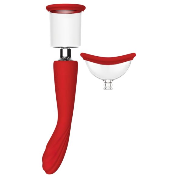 Revolução Vermelha Georgia - Vibrador e Bomba Íntima G-ponto (vermelho)