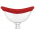 Red Revolution Georgia - vibrador ponto G e bomba vaginal - vermelho