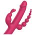 Vibrador Dreamtoys Anywhere Pleasure Vibe - recarregável, 4 braços (rosa)