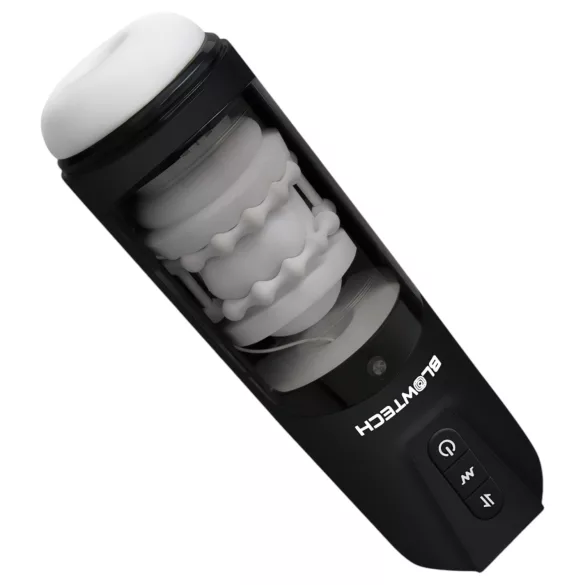Dreamtoys Blowtech - Masturbador Vibratório com Movimento para Cima e para Baixo (Preto)