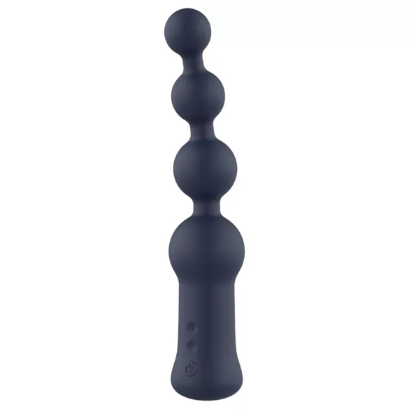 Startroopers Hubble - vibrador anal com esferas recarregável - silicone azul