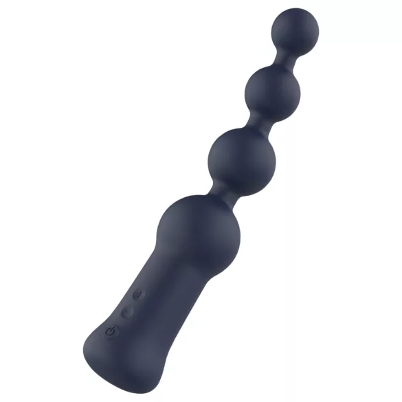 Startroopers Hubble - vibrador anal com esferas recarregável - silicone azul