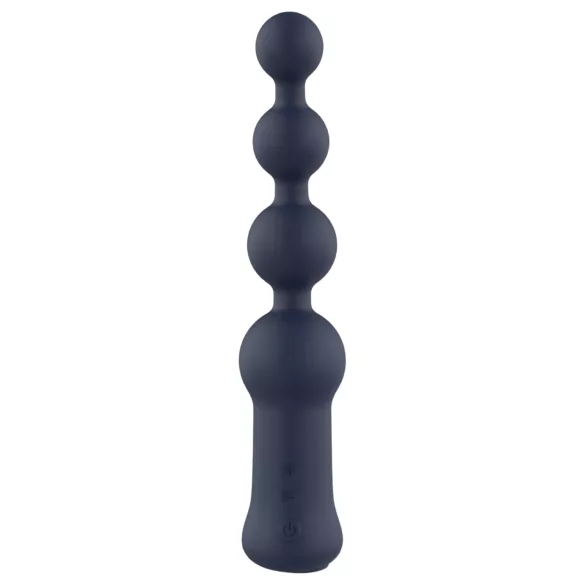 Startroopers Hubble - vibrador anal com esferas recarregável - silicone azul