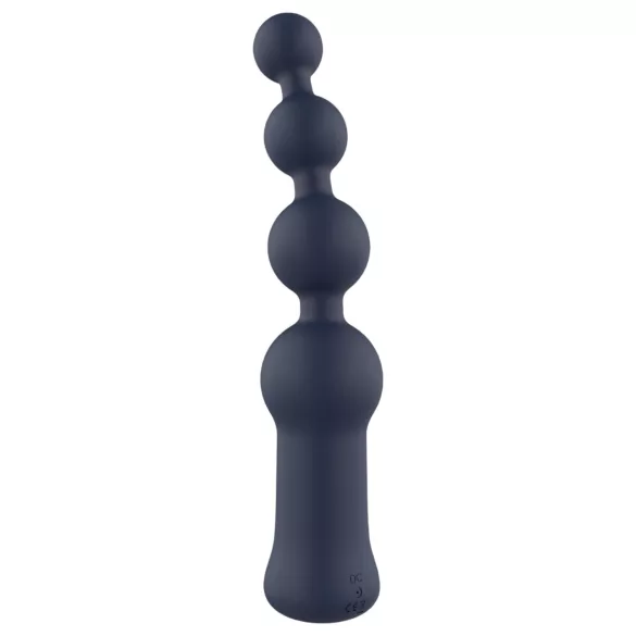 Startroopers Hubble - vibrador anal com esferas recarregável - silicone azul