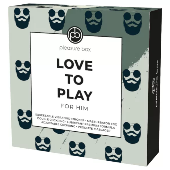 Pleasure Box Love to Play - kit masturbador masculino - 6 peças