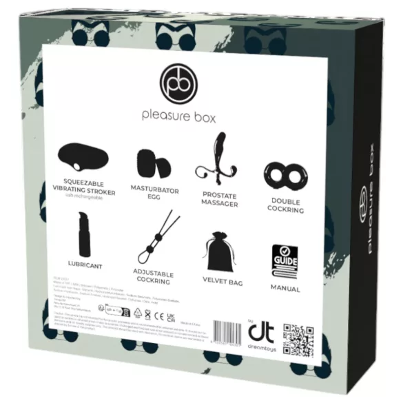 Pleasure Box Love to Play - kit masturbador masculino - 6 peças