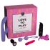 Caixa de Prazer Love to Play - Vibrador 6 peças (rosa-roxo)