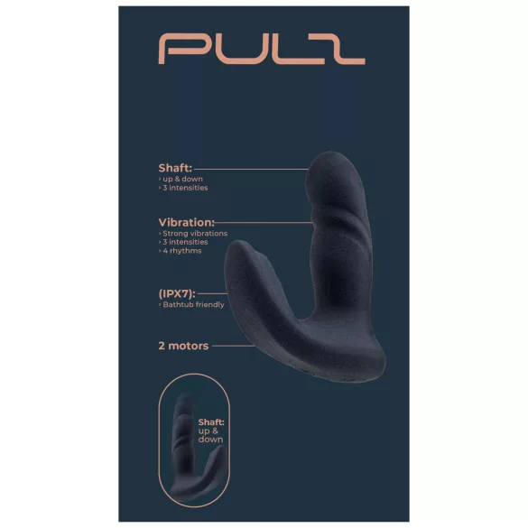 Dreamtoys Pulz - vibrador anal com função de pulsação e comando remoto (azul)