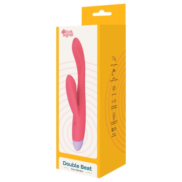 Dreamtoys Love Signal - Vibrador de Ponto G com Massageador de Clitóris (vermelho)