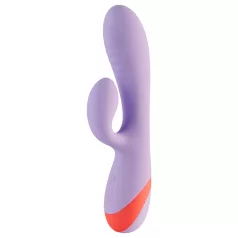   Dreamtoys Love Signal - vibrador com estimulador de clitóris (roxo)