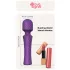 Dreamtoys - vibrador massageador recarregável - silicone roxo