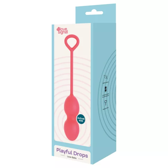 Dreamtoys - bolas tailandesas duplas - silicone vermelho