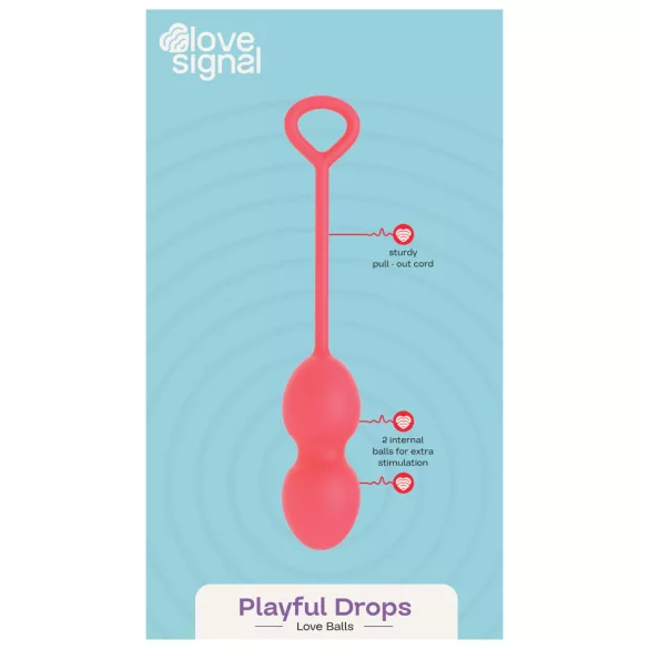Dreamtoys - bolas tailandesas duplas - silicone vermelho