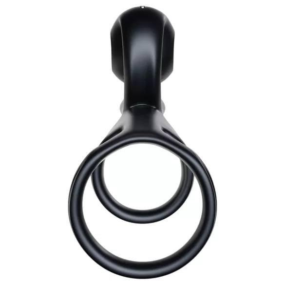 Snail Vibe Jovi - anel peniano com vibrador para casais - silicone preto