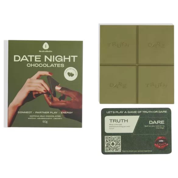 The Oh Collective Date Night Matcha - chocolate de matcha e morango para casais (50 g)