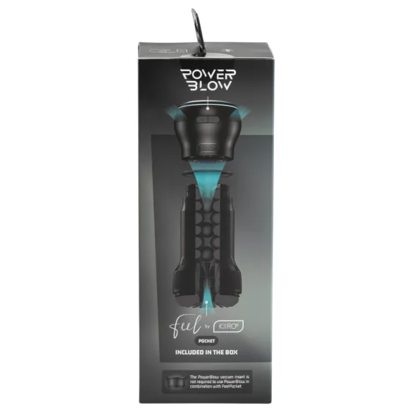 Kiiroo PowerBlow + Feel Pocket masturbador de bolso (preto)