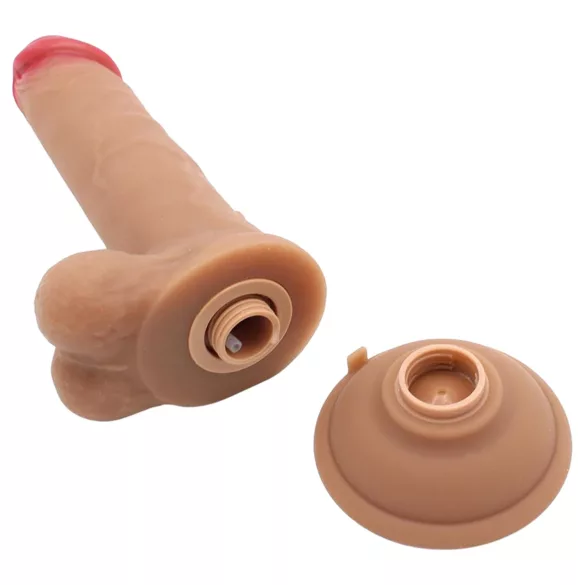 Kiotos Cox Power - vibrador ejaculatório com controlo remoto (cor natural)