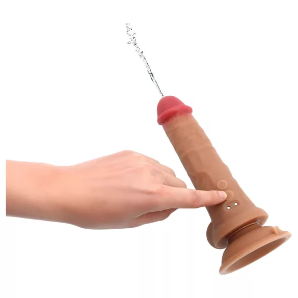 Kiotos Cox Power - vibrador ejaculatório com controlo remoto (cor natural)