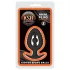 Kiotos - plug anal de silicone com dilatador P (preto)