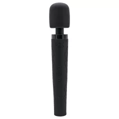 Pixey Deluxe Black Velvet - vibrador tipo varinha M (preto)