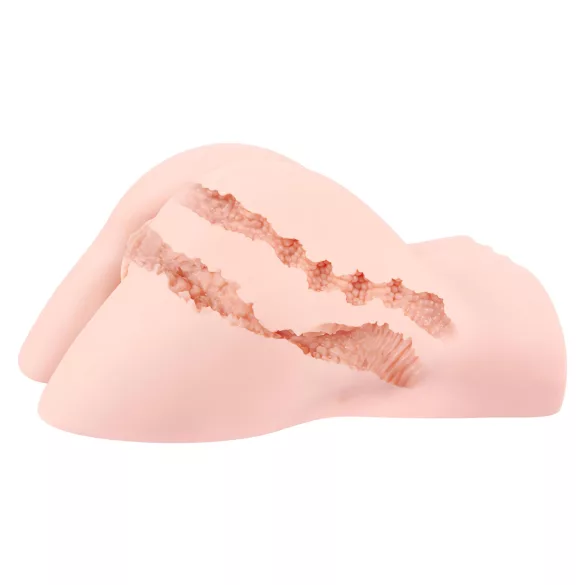 Kokos Hera - masturbador realístico torso vagina e ânus - cor natural
