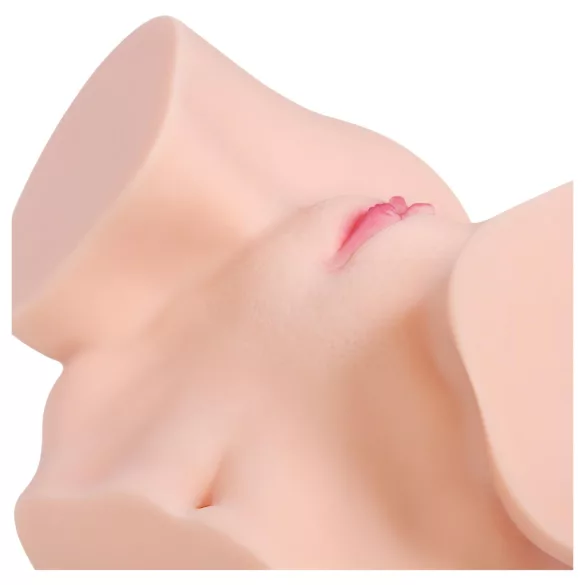 Kokos Onahole - torso masturbador realista (cor natural)
