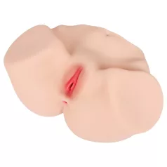   Kokos Maria - vagina e ânus artificiais realistas em forma de torso (cor de pele)