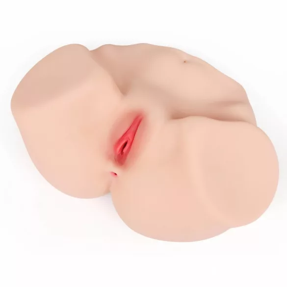 Kokos Maria - masturbador realístico torso vagina e ânus - cor natural