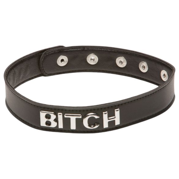 X-Play B!tch - coleira (preta)