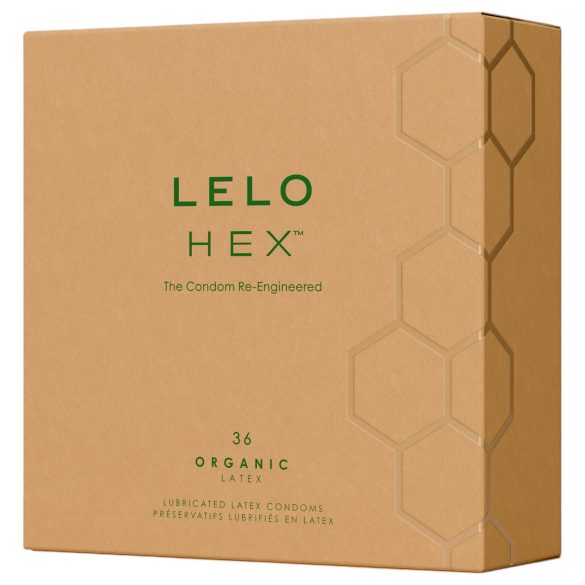 LELO Hex Organic - preservativo potente (36 unid.)