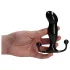 Aneros Black Ice - massageador de próstata - silicone preto