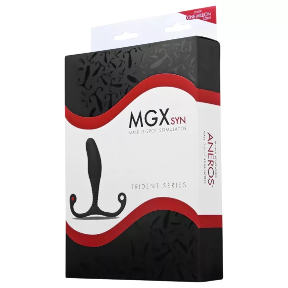 Aneros MGX Syn Trident - dildo de próstata (preto)