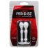 Conjunto Peridise - dildos anais lá Vibração Elegante (2 peças, branco)