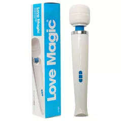   Love Magic Wand - vibrador massageador recarregável - branco