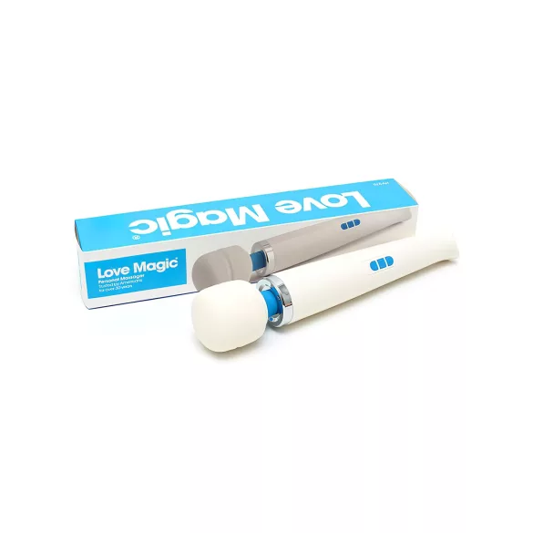 Love Magic Wand - vibrador massageador recarregável - branco